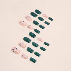 24pcs/Set Press On Nails W1057