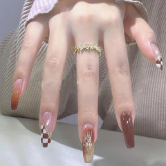 10pcs/Set Press On Nails CDJ542-21