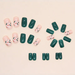 24pcs/Set Press On Nails W1057