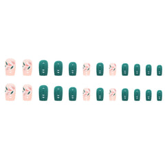 24pcs/Set Press On Nails W1057