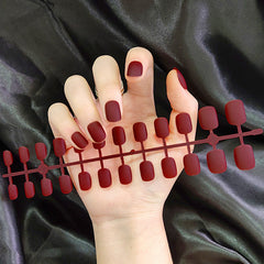 24pcs/Set Press On Nails TJP1051-Y1-B1