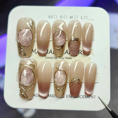 10pcs/Set Press On Nails CDJ542-4