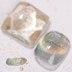 Mirror Multi-Color Cat Eye Nail Polish