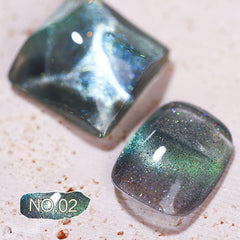 Mirror Multi-Color Cat Eye Nail Polish