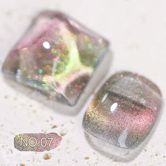 Mirror Multi-Color Cat Eye Nail Polish