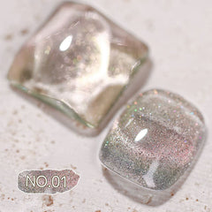 Mirror Multi-Color Cat Eye Nail Polish