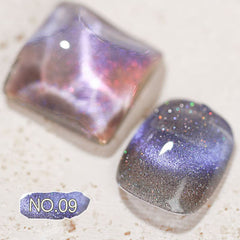 Mirror Multi-Color Cat Eye Nail Polish