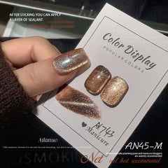 Mirror Multi-Color Cat Eye Nail Polish