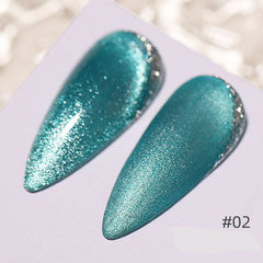 Mirror Multi-Color Cat Eye Nail Polish