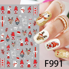 Nail Art Stickers Christmas for DIY F991