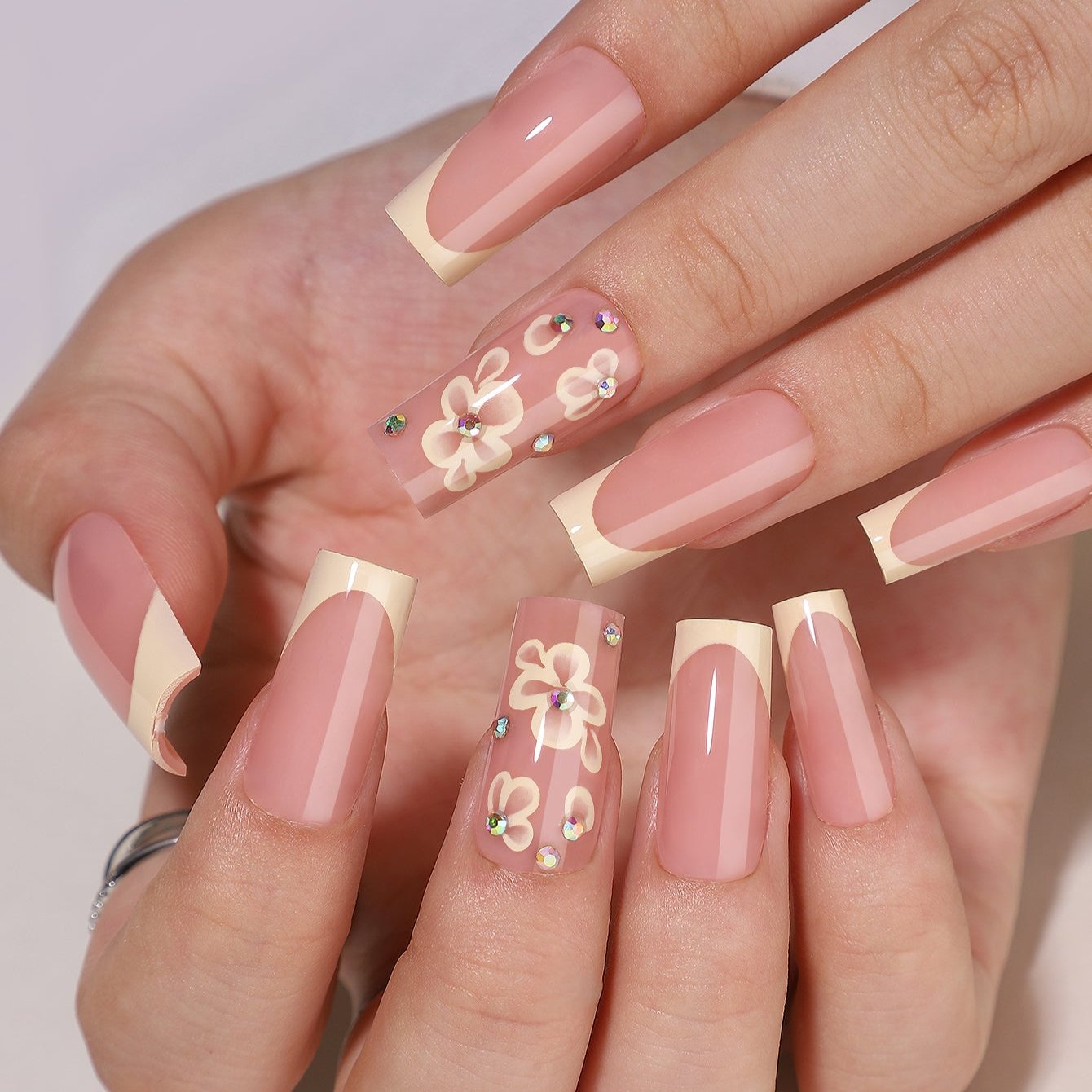24pcs/Set Press On Nails XNZB1117