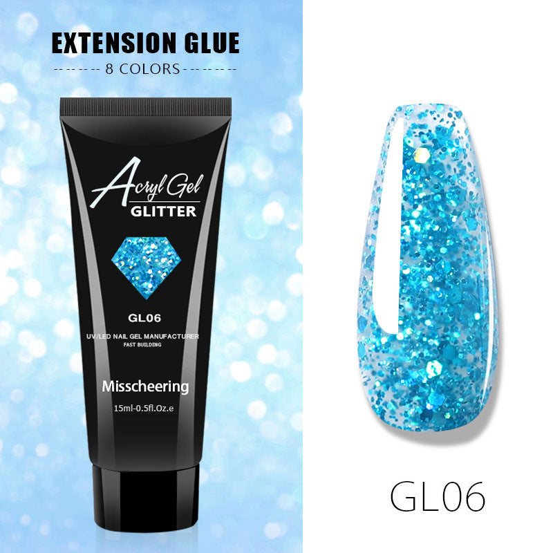 Nail Extension Gel sequin color Seq-06