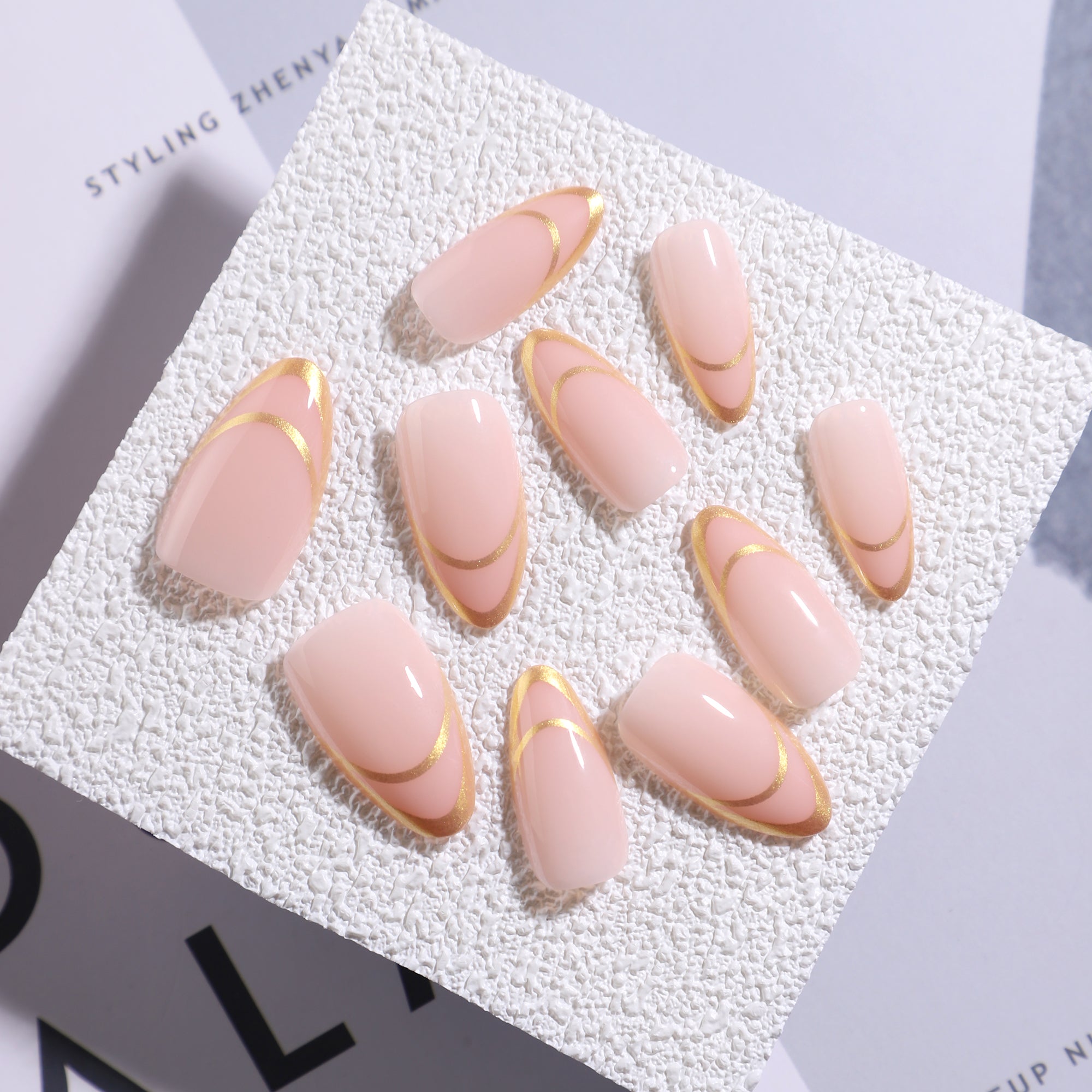 24pcs/Set Press On Nails XNFS095