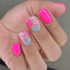 30pcs-15 Sizes Press On Nails C349