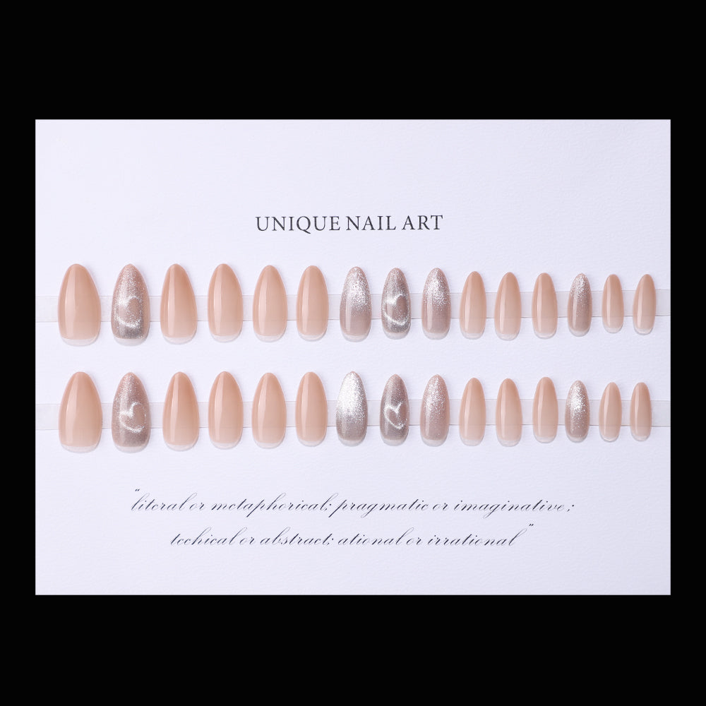 24pcs/Set Press On Nails XNMY130