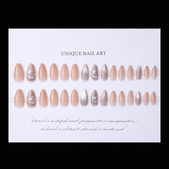 24pcs/Set Press On Nails XNMY130