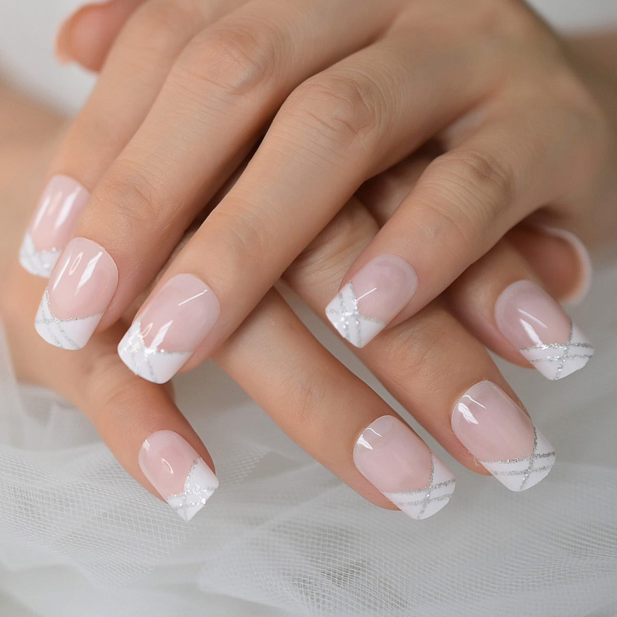 30pcs-15 Sizes Press on nails l5975