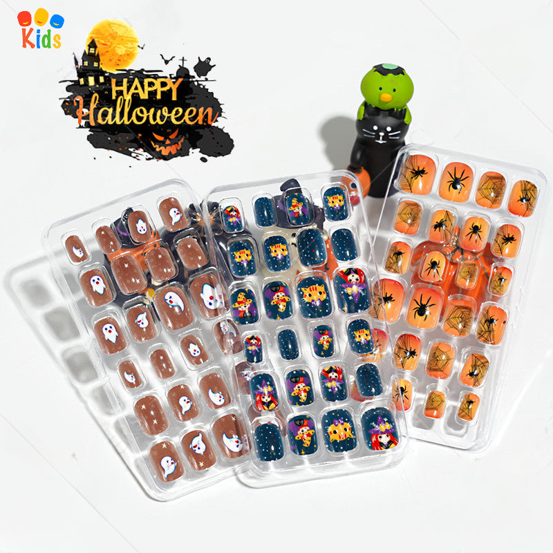 Mini press on nails for kids 24Pcs-12Size FNT-26-2