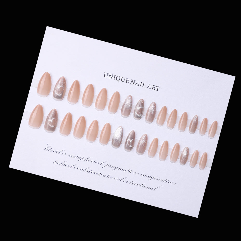 24pcs/Set Press On Nails XNMY130