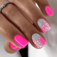 30pcs-15 Sizes Press On Nails C349