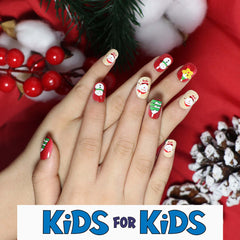 Mini Press On Nails For Kids 24 Pcs