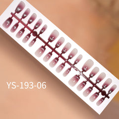 cat eye press on nails 192-6