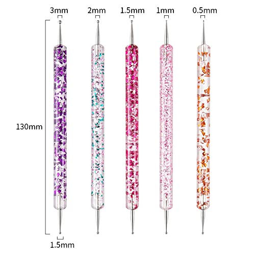 Nail Art Brushes Set Nail Dotting Tools