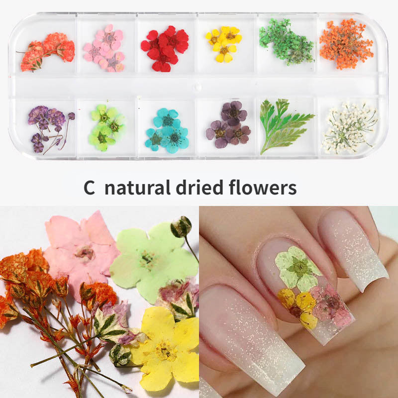 Dried Flowers for Nail Art & Resin Craft DIY  Decorations - Perfect for Manicures, Pedicures, and Crafting