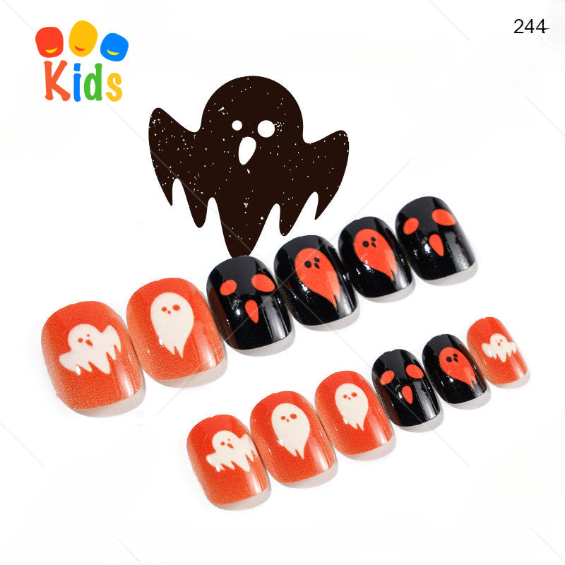 Mini press on nails for kids 24Pcs-12Size FNT-26