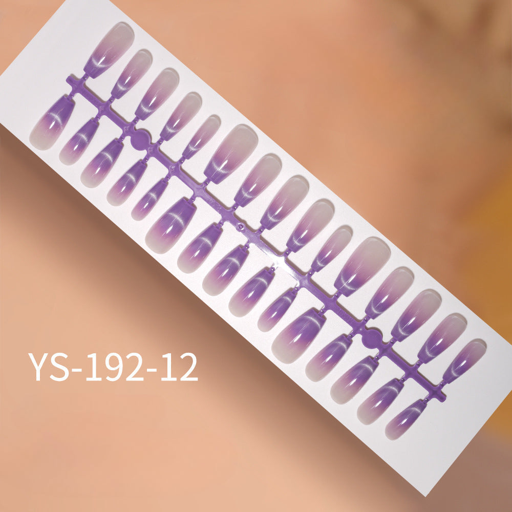 cat eye press on nails 192