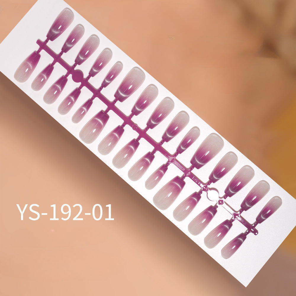 cat eye press on nails 192