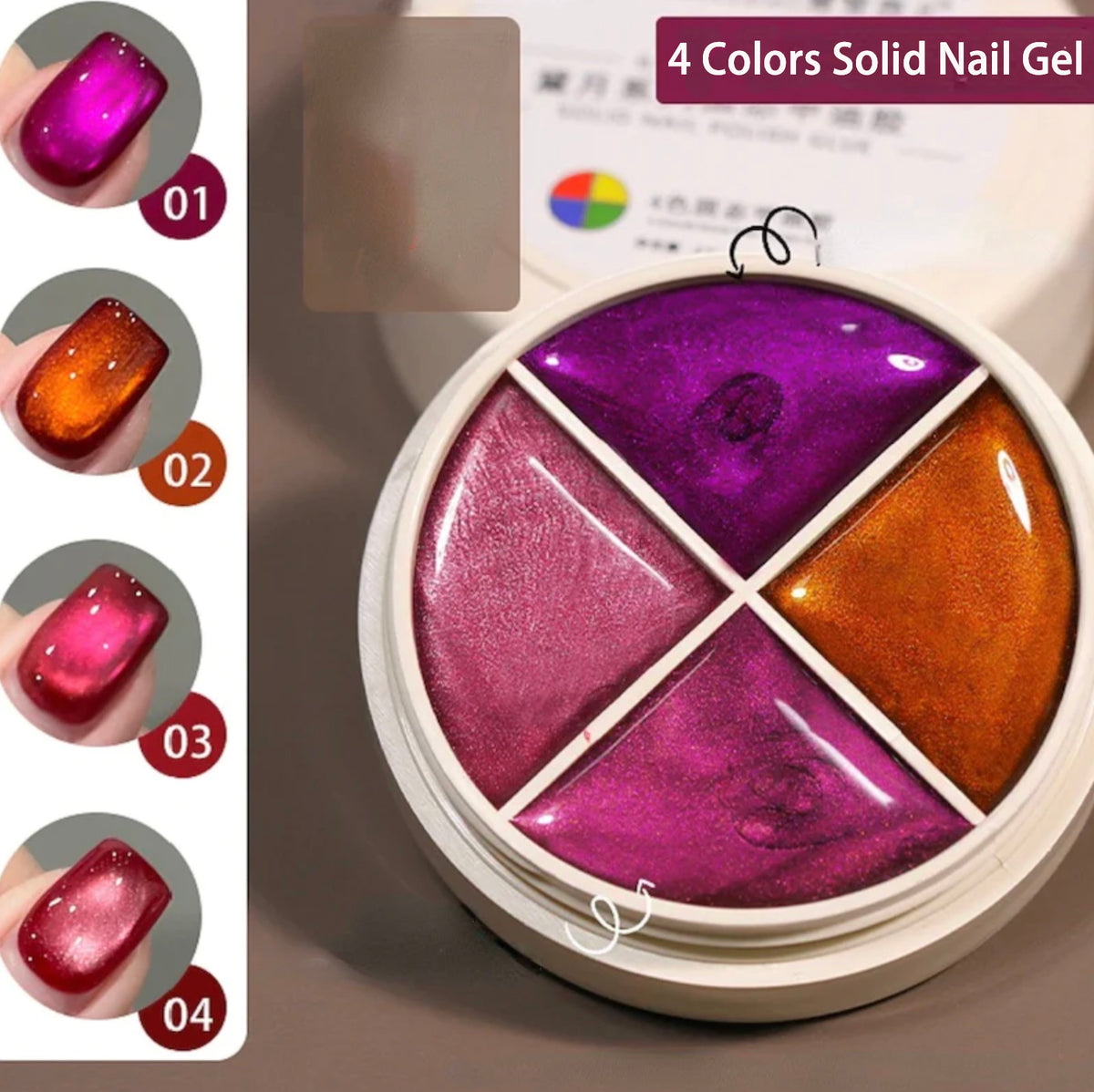 Solid Nail Gel Glue for Press On Nails And Soft Gel Nail Tips T-2