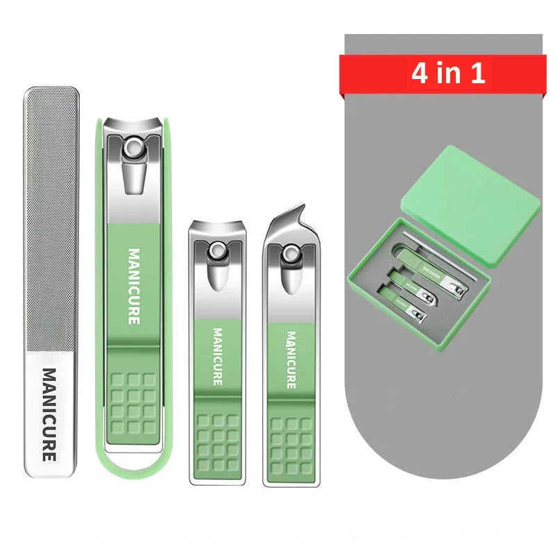 Anti-splash nail clippers set