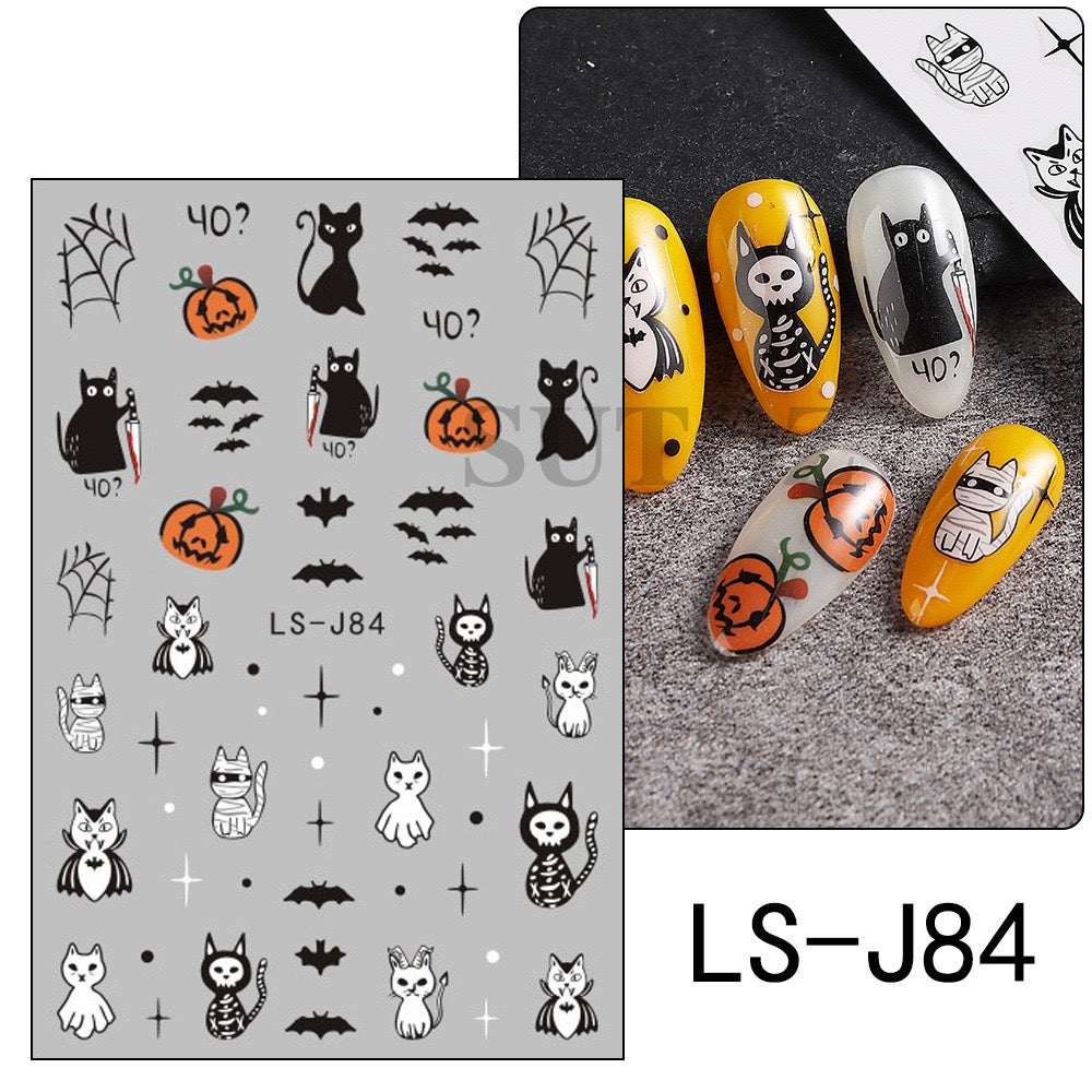 Nail Art Stickers 3D Nail Decals LS-J84