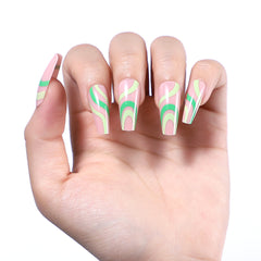 24pcs/Set Press On Nails XNPH1199