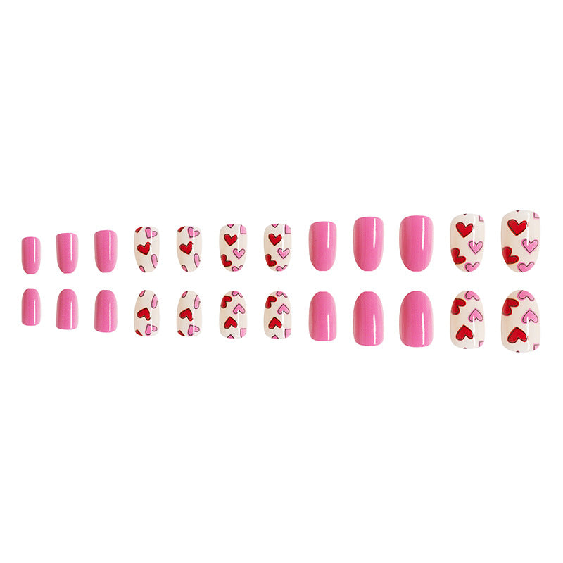 24pcs/Set Press On Nails C220