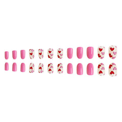 24pcs/Set Press On Nails C220