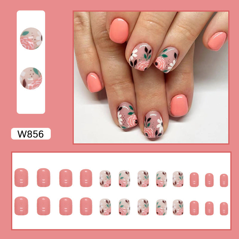 30pcs-15 Sizes Press On Nails W856