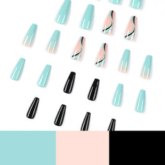 24pcs/Set Press On Nails JP2013