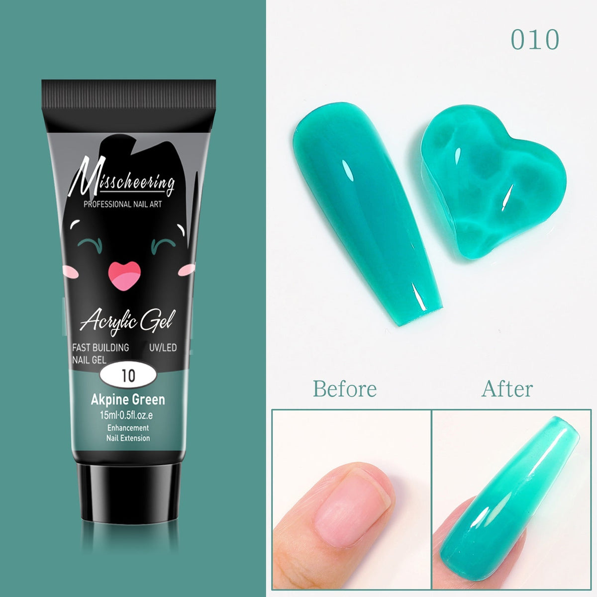 Nail Extension Gel fluorescent color  fluorescent-j