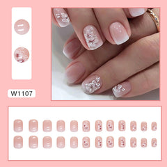 30pcs-15 Sizes Press On Nails W1107