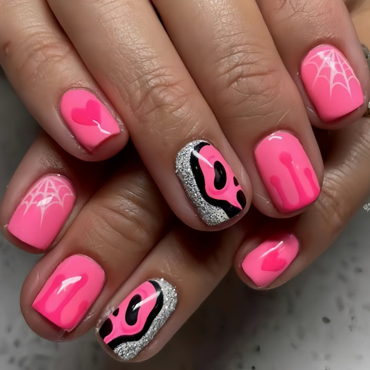 24pcs/Set Press On Nails Y126