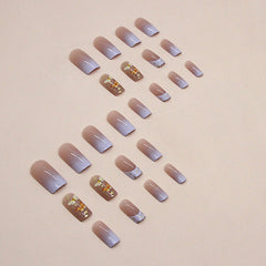 24pcs/Set Press On Nails W1327