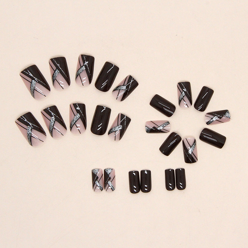 30pcs-15 Sizes Press On Nails F027