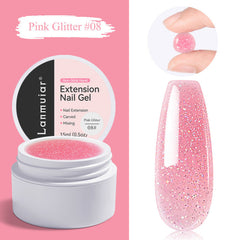 Nail art extension gel not stick to hands poly gel LM171-08