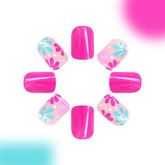30pcs-15 Sizes Press On Nails C349