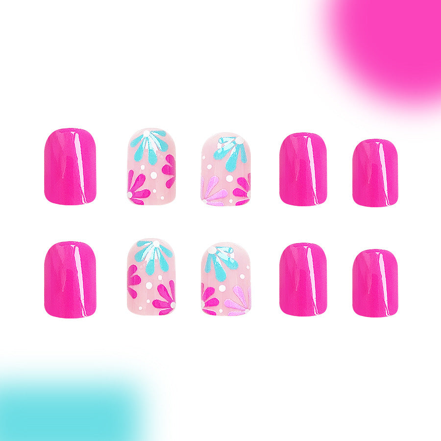 30pcs-15 Sizes Press On Nails C349