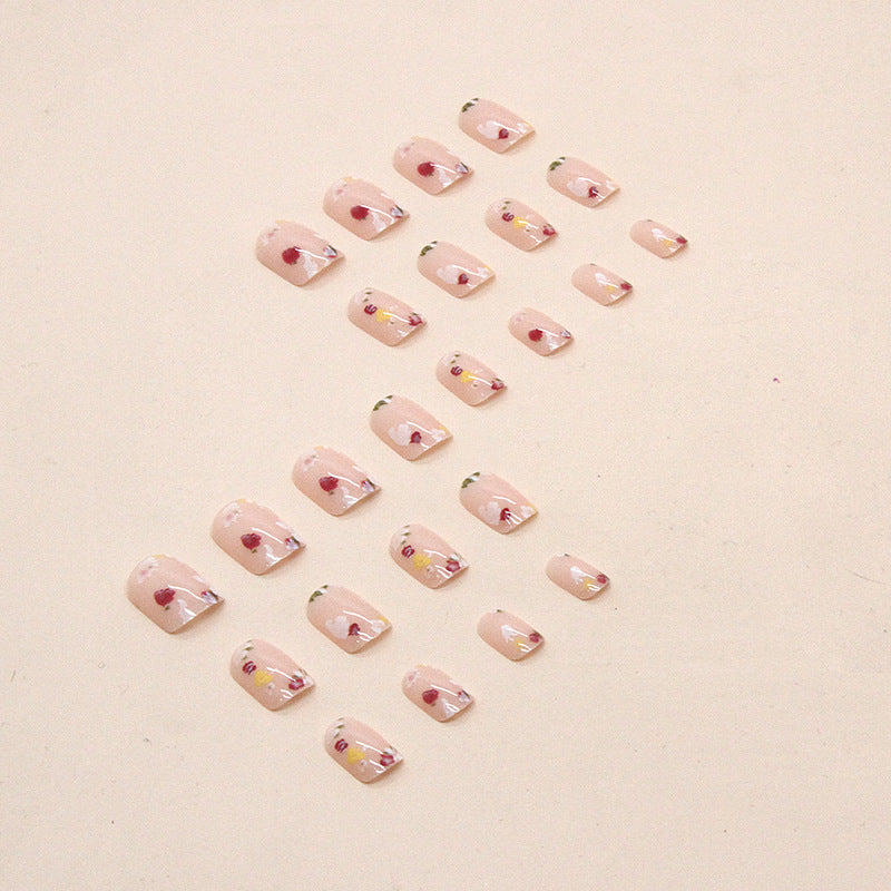 24pcs/Set Press On Nails W434