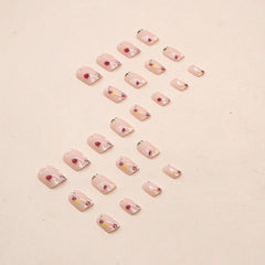 24pcs/Set Press On Nails W434