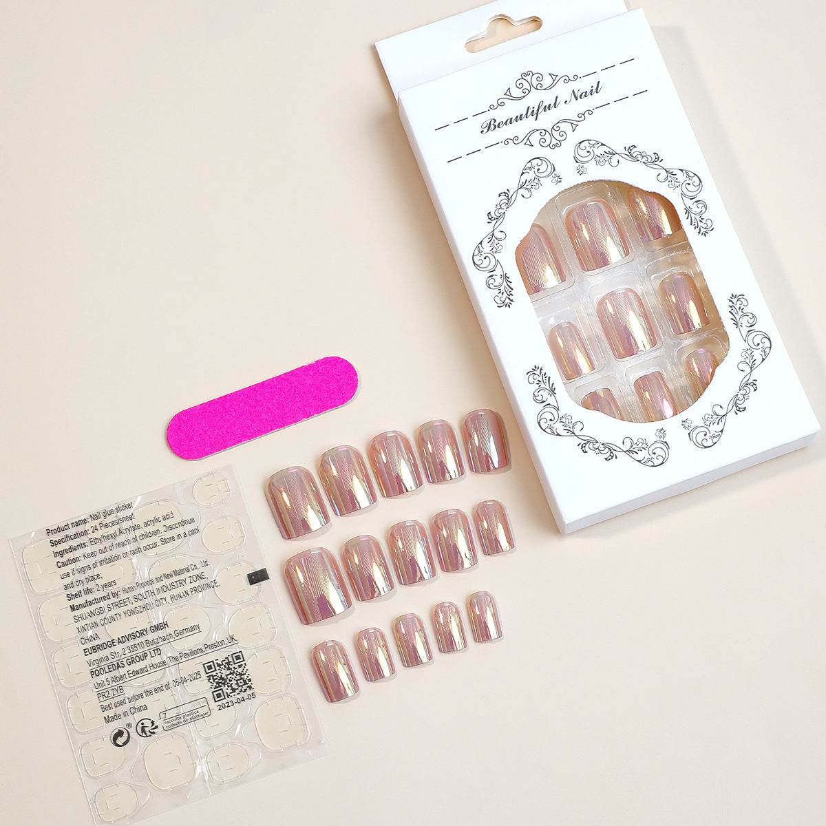30pcs-15 Sizes Press On Nails XY-50-16